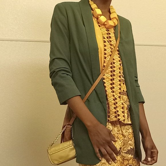 Yellow and Brown vintage 70s Short Set - Picture 7 of 14